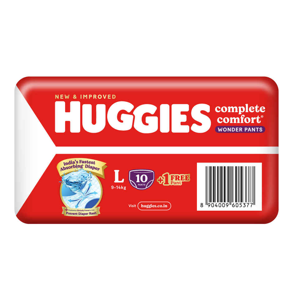 Huggies Wonder Pant Style Diaper | L | 11 pcs