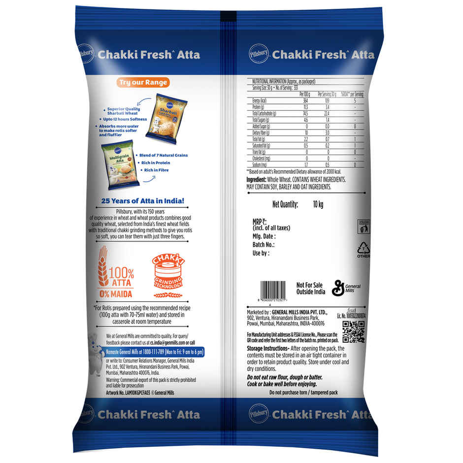 Pillsbury Chakki Fresh Atta