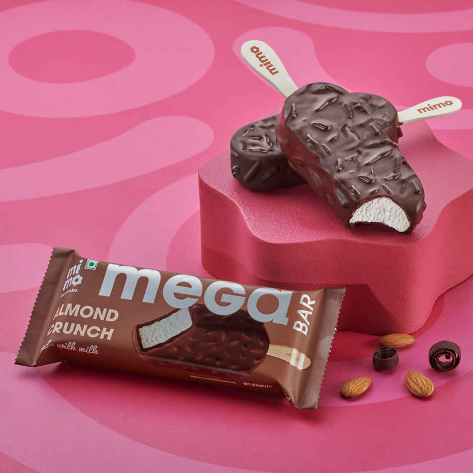 Mimo Mega Bar Almond Crunch Ice Cream