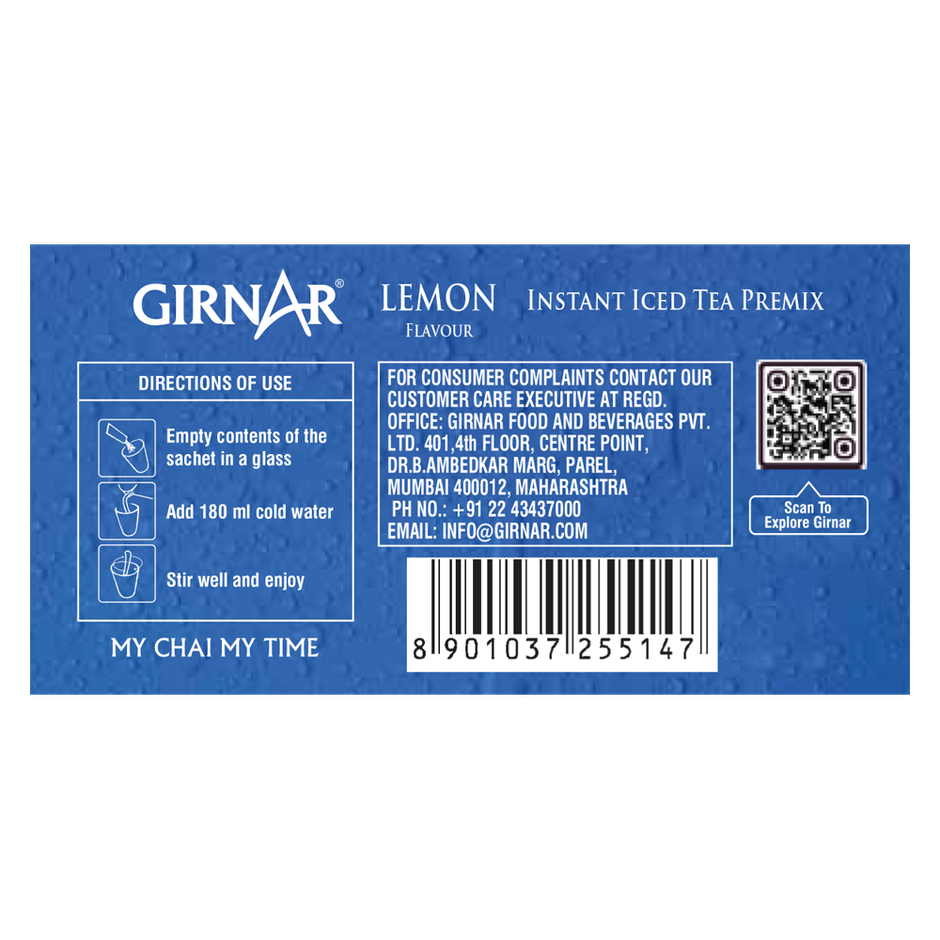 Girnar Lemon Iced Tea Instant Premix