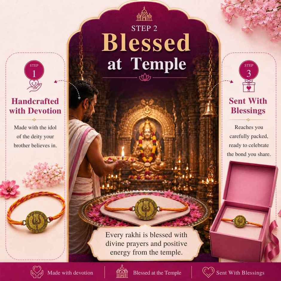 VAMA Siddh Rinmukteshwar Rakhi | A Blessing for a Brother's Debt-Free & Prosperous Life