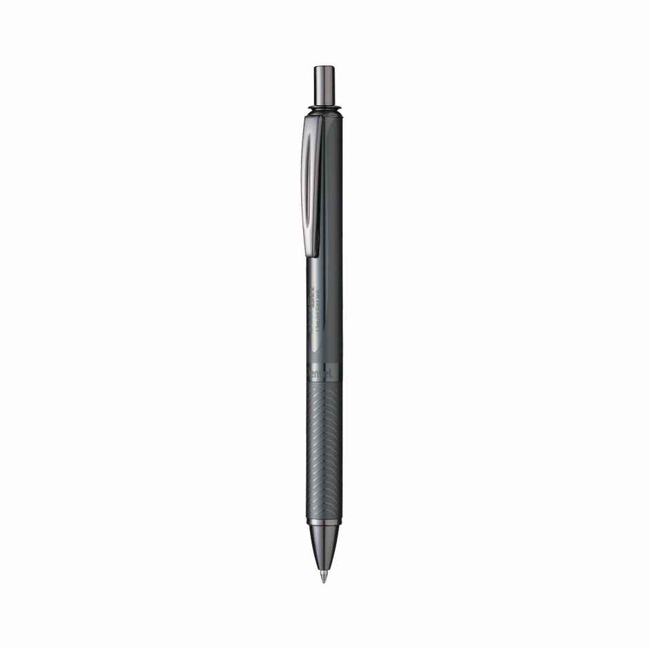 Pentel BL407 Energel Metal Single Box Gold Body Blue Ink