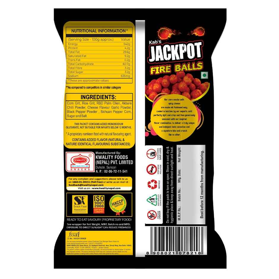 Kab's Jackpot Fire Balls Pepper