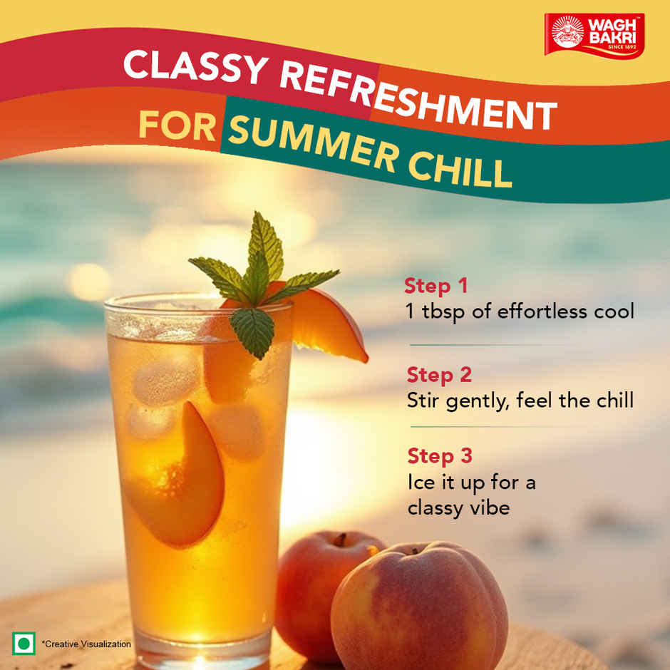 Wagh Bakri Peach Iced Tea