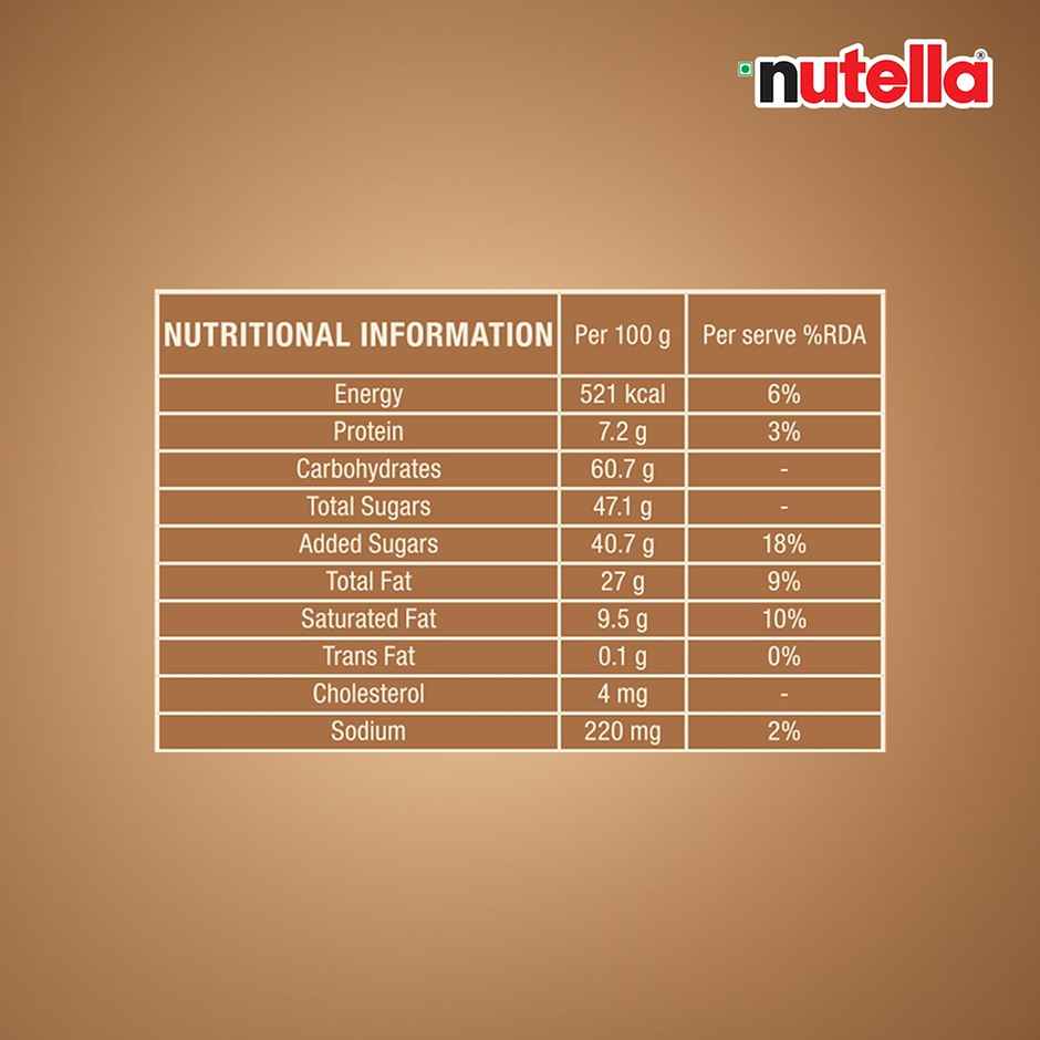 Nutella Crunchy Wafer Shell Filled With Creamy Nutella