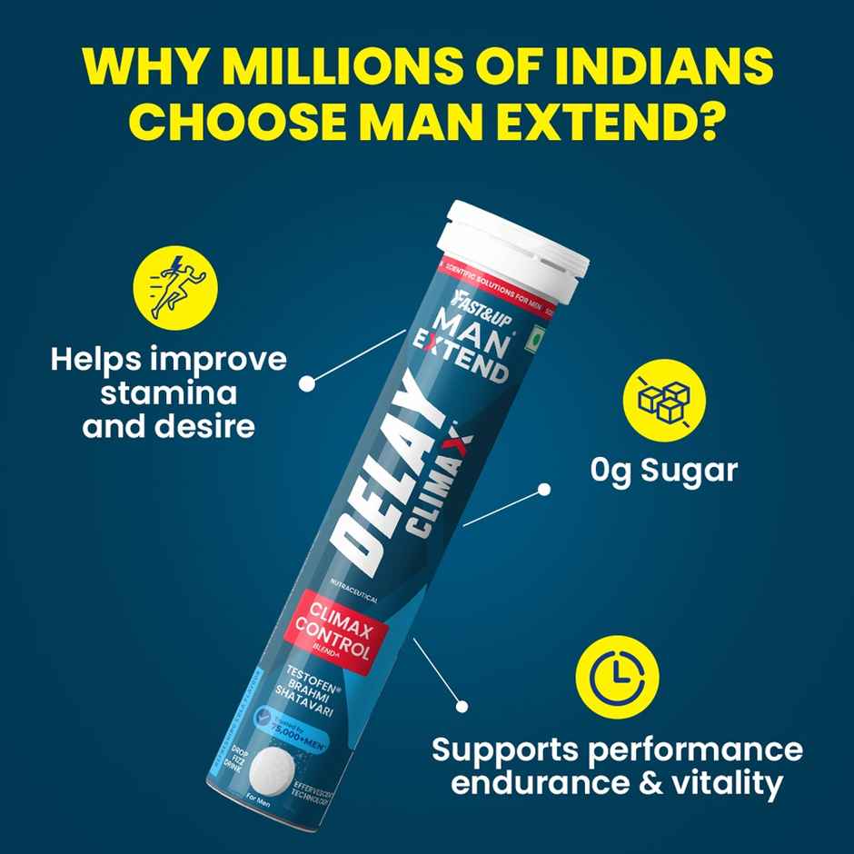 Fast&Up Delay Climax Supplement | Cola | Discreet & Convenient