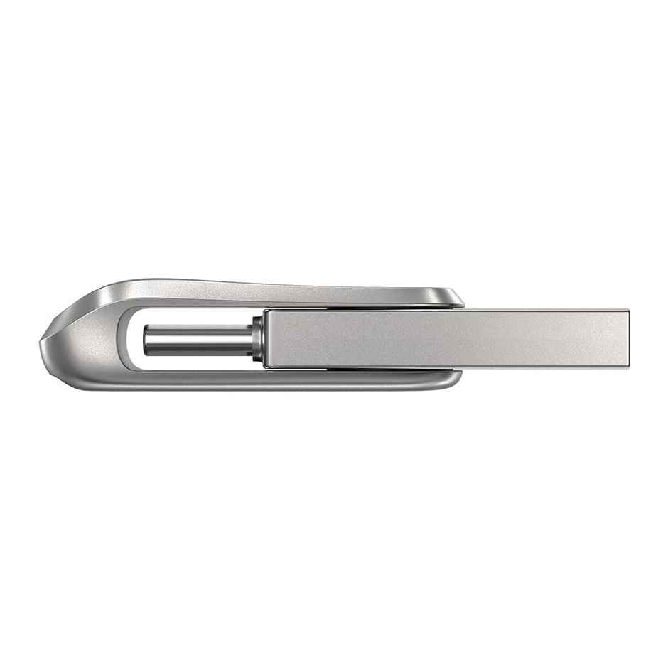 Sandisk Mobile Pen Drive Luxe 64 GB | Usb Type A & Usb C Connector | Up To 400Mb/S R - Silver