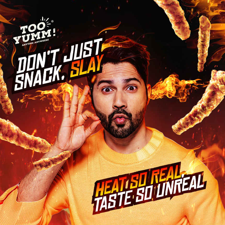 Too Yumm Smoking Hot Bhoot Karare, 60% Less Saturated Fats, No Palm Oil Healthy Crisps Namkeen