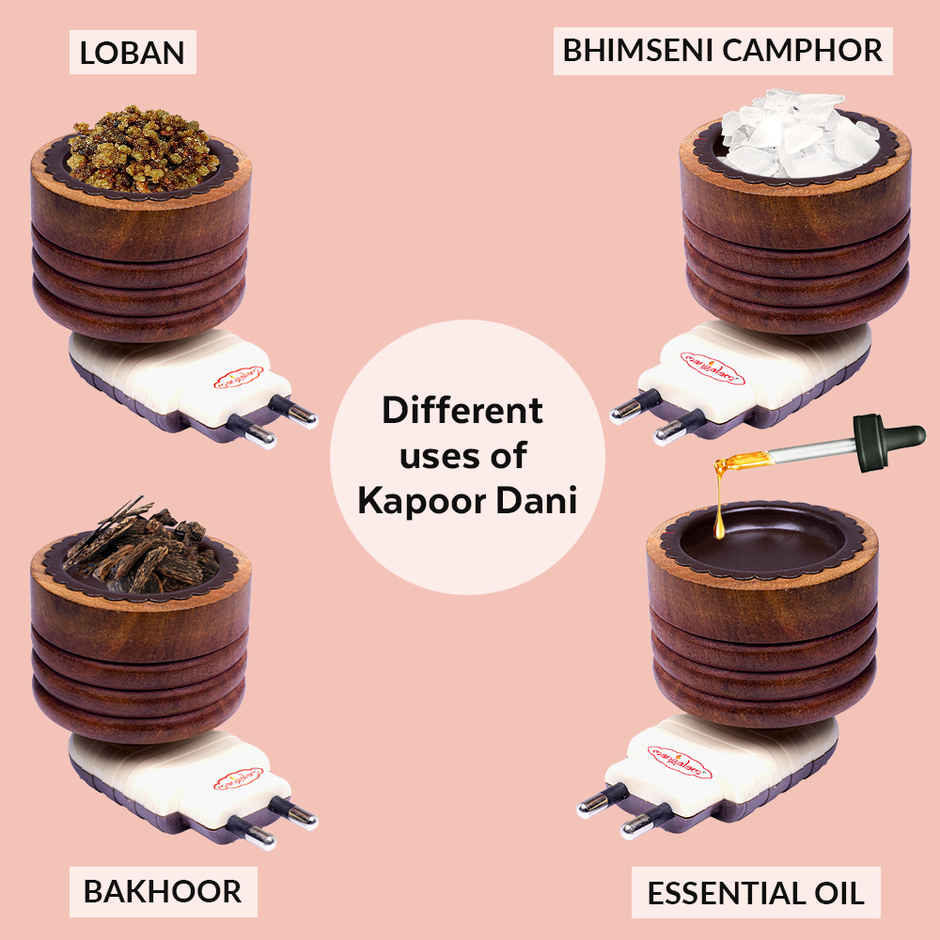 Mangalam Bhimseni Camphor Aroma Diffuser Kapoor Dani