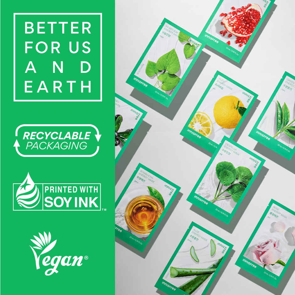 Innisfree Squeeze Energy Sheet Mask - Essence Type - Heartleaf