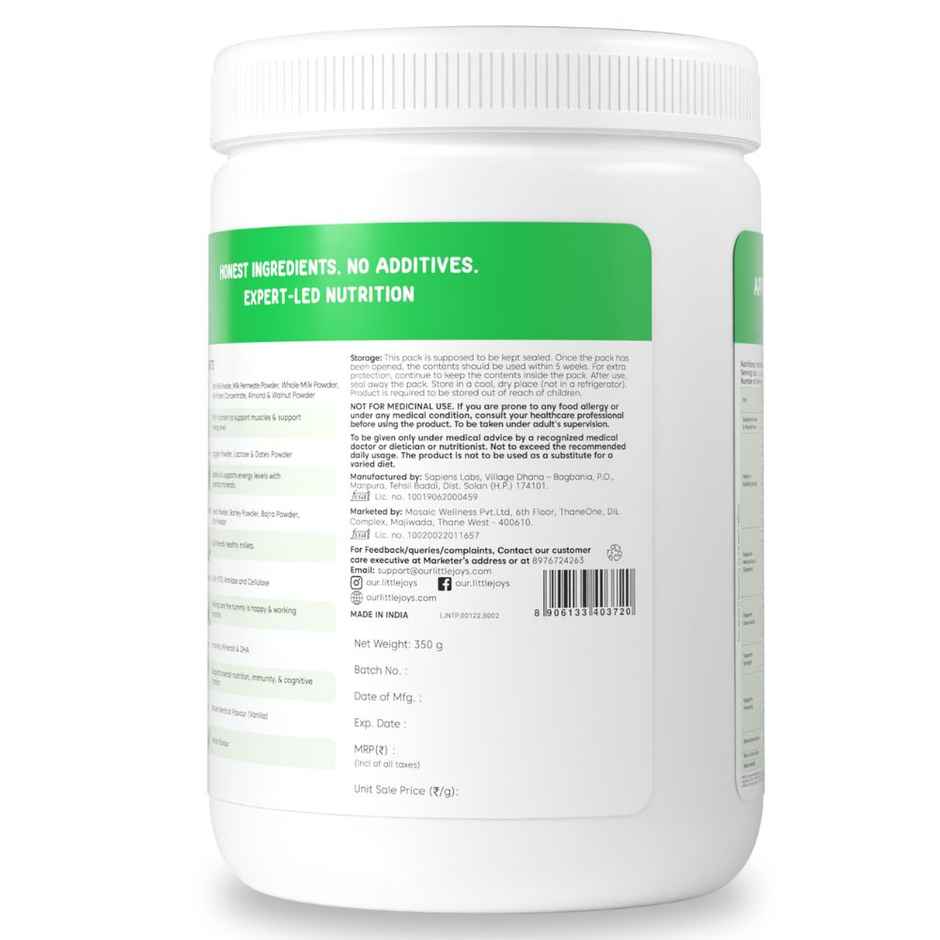 Little Joys Nutrimix For Kids 2-6 Years | Vanilla Flavour