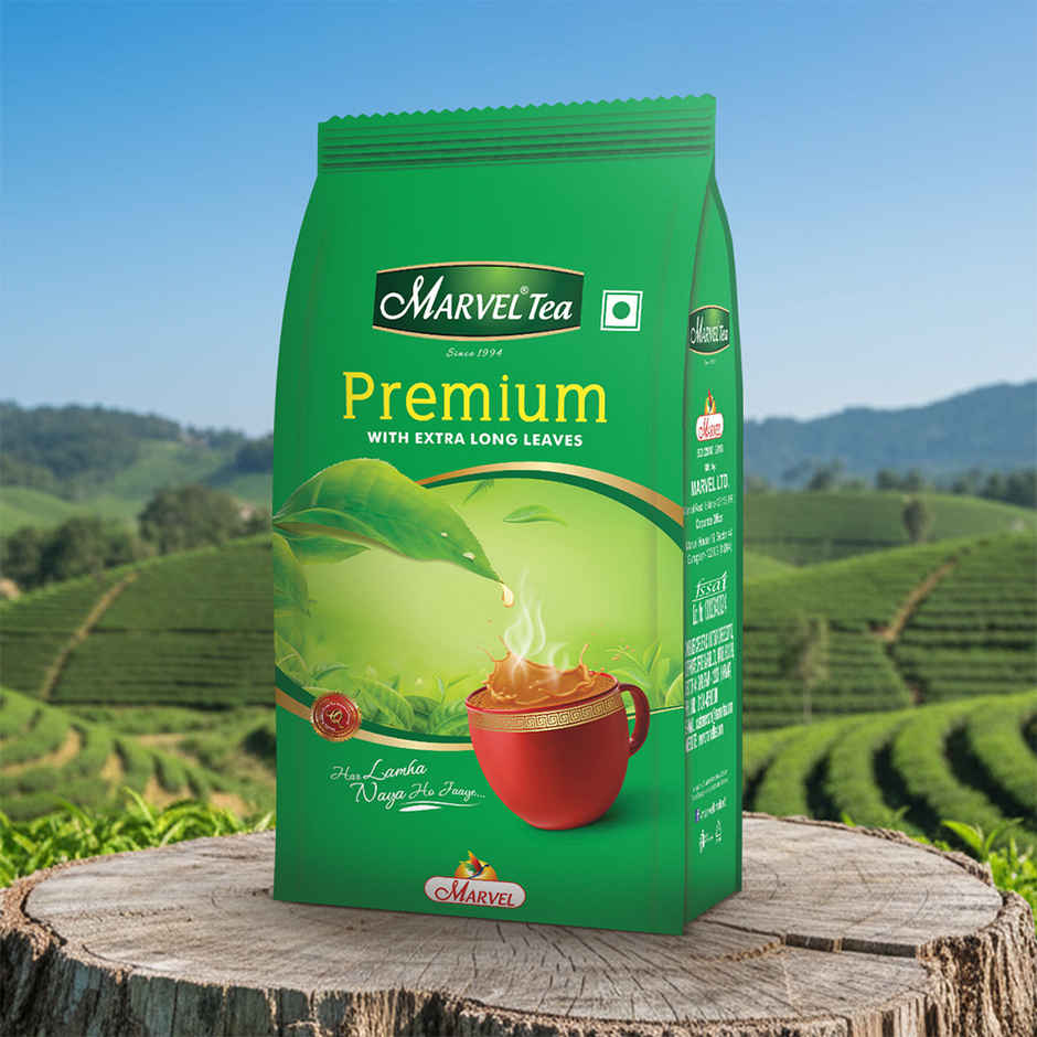 Marvel Premium Tea | Assam & Darjeeling Premium Leaves Unique Blend Chai Patti