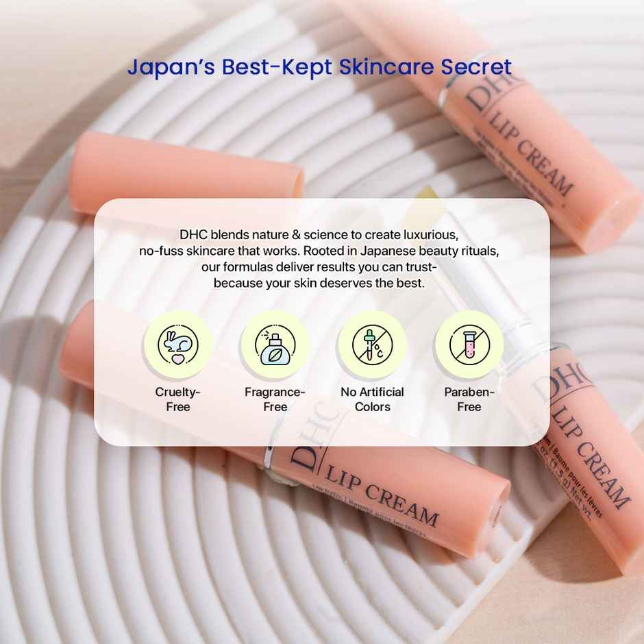 Dhc Lip Cream For Dry Chapped Lips - Day Long Moisturizing Lip Mask