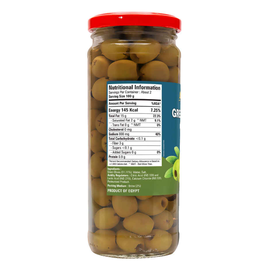 Abbie's Olives Green Pitted