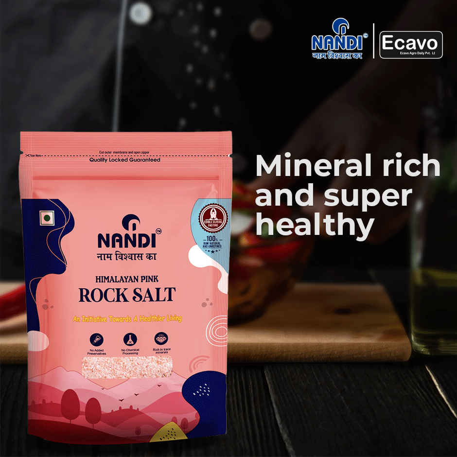 Nandi Himalayan Pink Rock Salt Sendha Namak