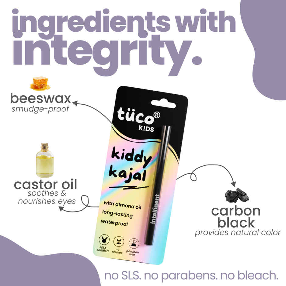 Tuco Kids Kiddy Kajal, Safe for Eyes