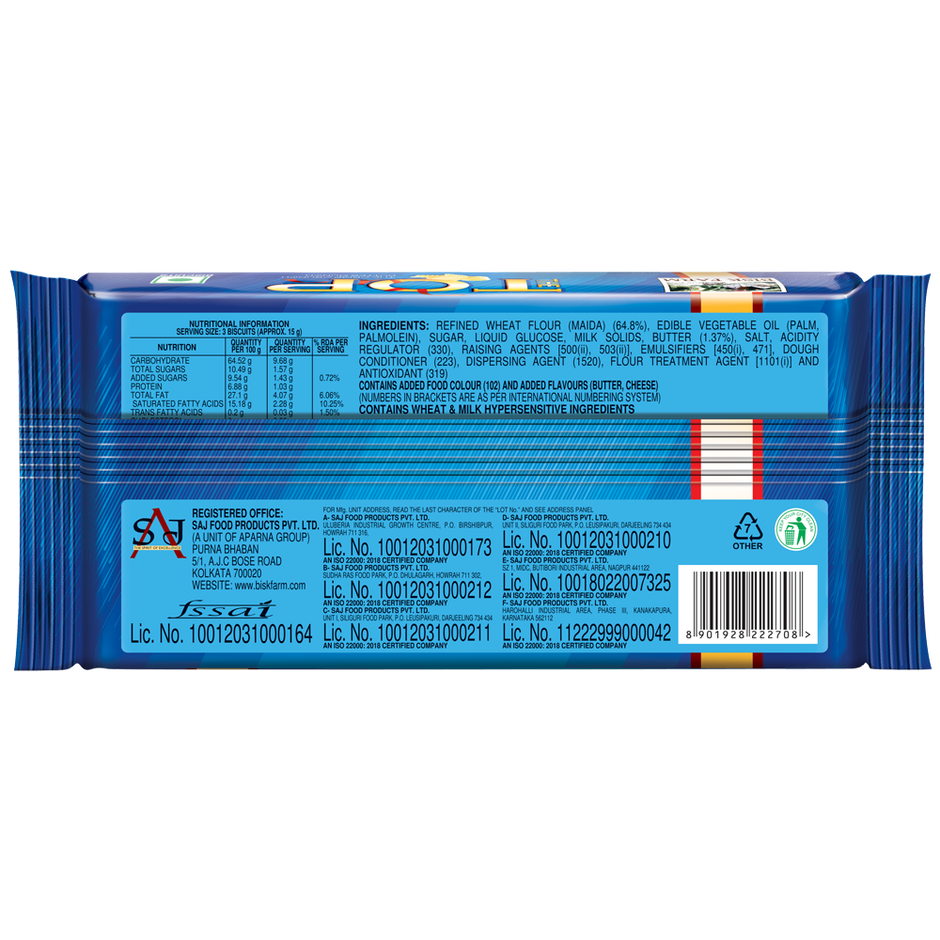 Bisk Farm The Top Sweet & Salty Biscuits