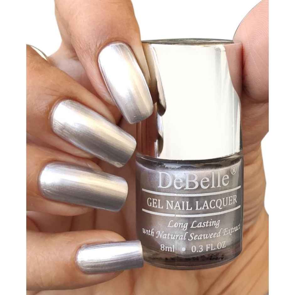 Debelle Gel Nail Lacquer Chrome Silver