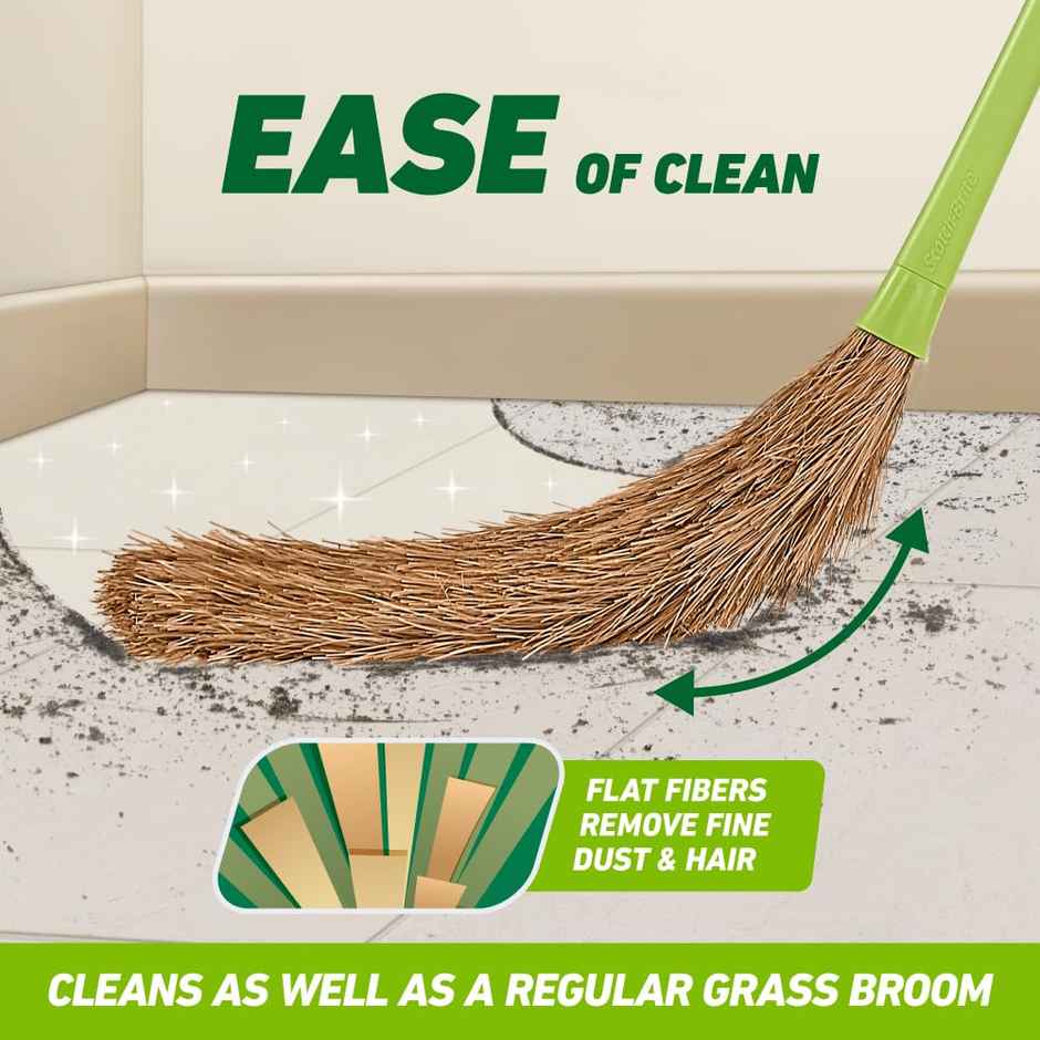 Scotch-Brite Broom Refill Head without Handle - No Dust Broom Head Combo  