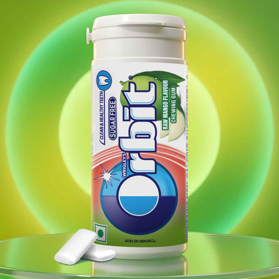 Orbit Sugar-Free Raw Mango Chewing Gum Tube