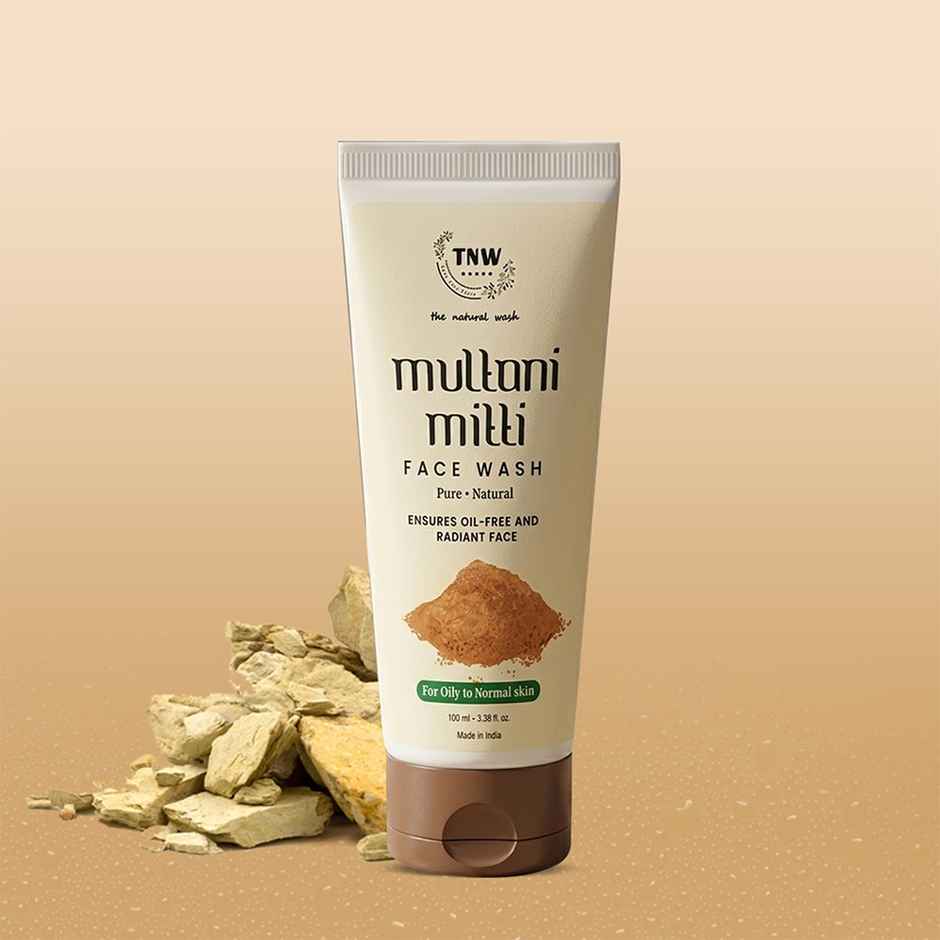 TNW The Natural Wash Multani Mitti Face Wash for Removing Pigmentation, Controls Acne & Excess Oil