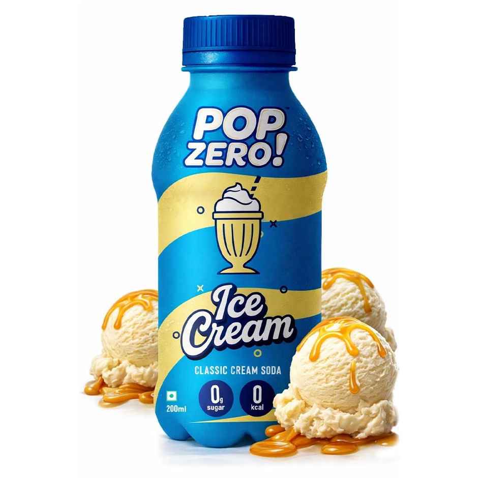 Pop Zero! Ice Cream Soda | 0 Cal | 0 Sugar