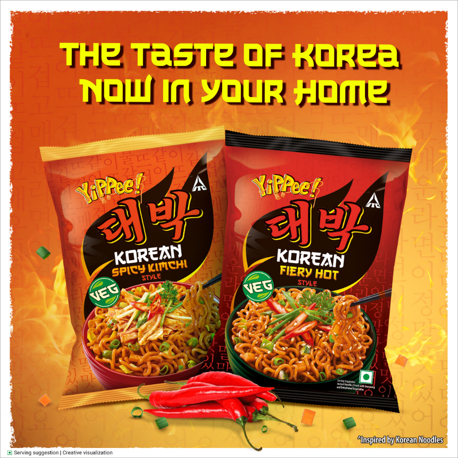 Yippee Korean Kimchi Noodles