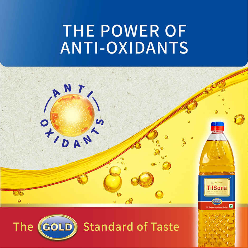 Tilsona Gold Sesame/Til Oil |  Pure & Natural Cooking Oil