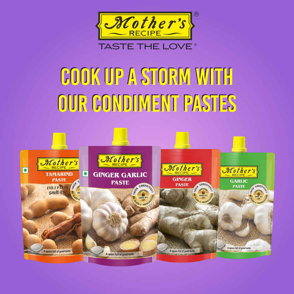 Mother's Recipe Ginger Garlic Paste | No Added Artificial Preservatives