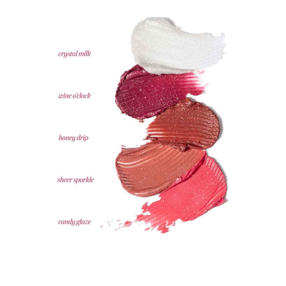 Gush Beauty Glaze Lip Oil Gloss | High Shine & Hydrating Brown Gloss | Honey Drip | Brown Gloss