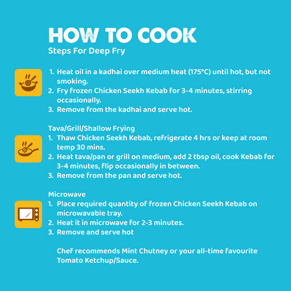Godrej Yummiez Chicken Seekh Kabab