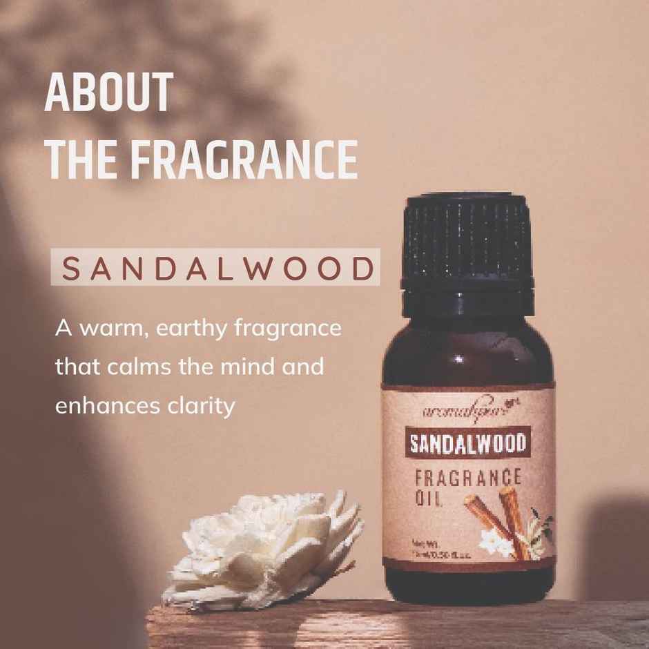 Aromahpure Fragrance Oil | Sandalwood Aroma Oil for Home Fragrance
