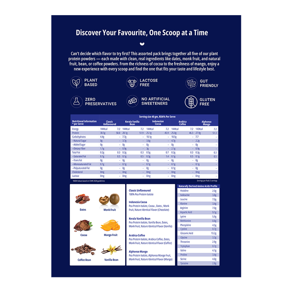 Maiva Pro Plant Protein Powder - Assorted