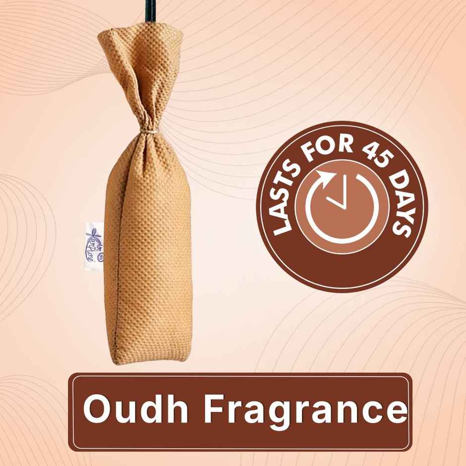 Oudh Camphor Pouch by Air Karpure | Car, Bathroom, Wardrobe & Room Freshener | From House of Cycle