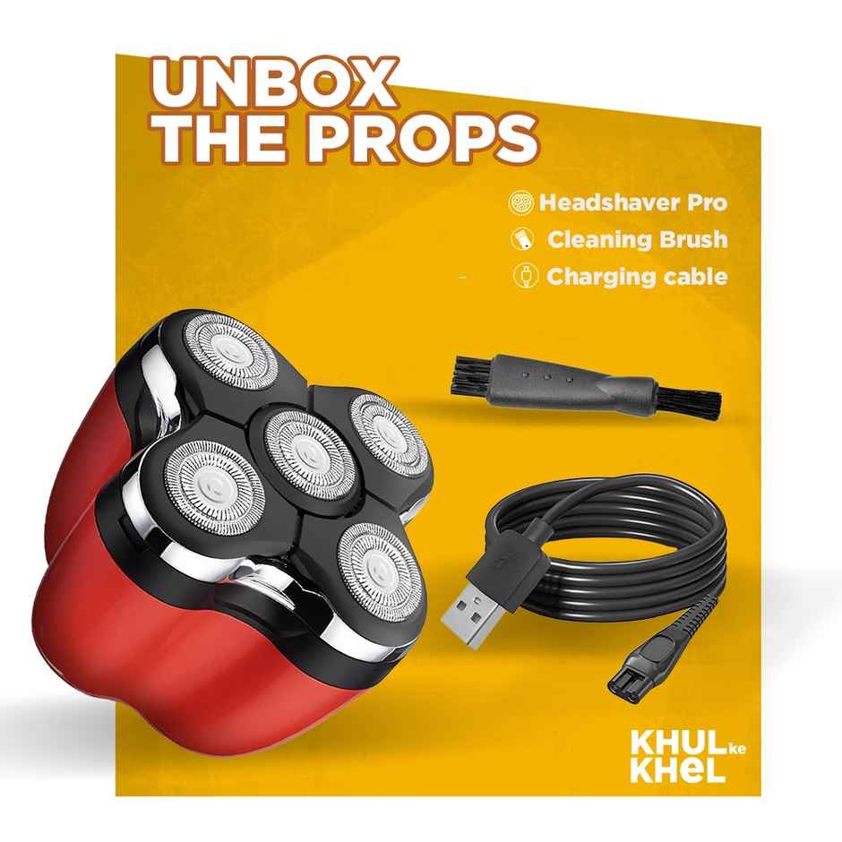 Bombay Shaving Company Head Shaver Pro| 5 magnetic floating blades