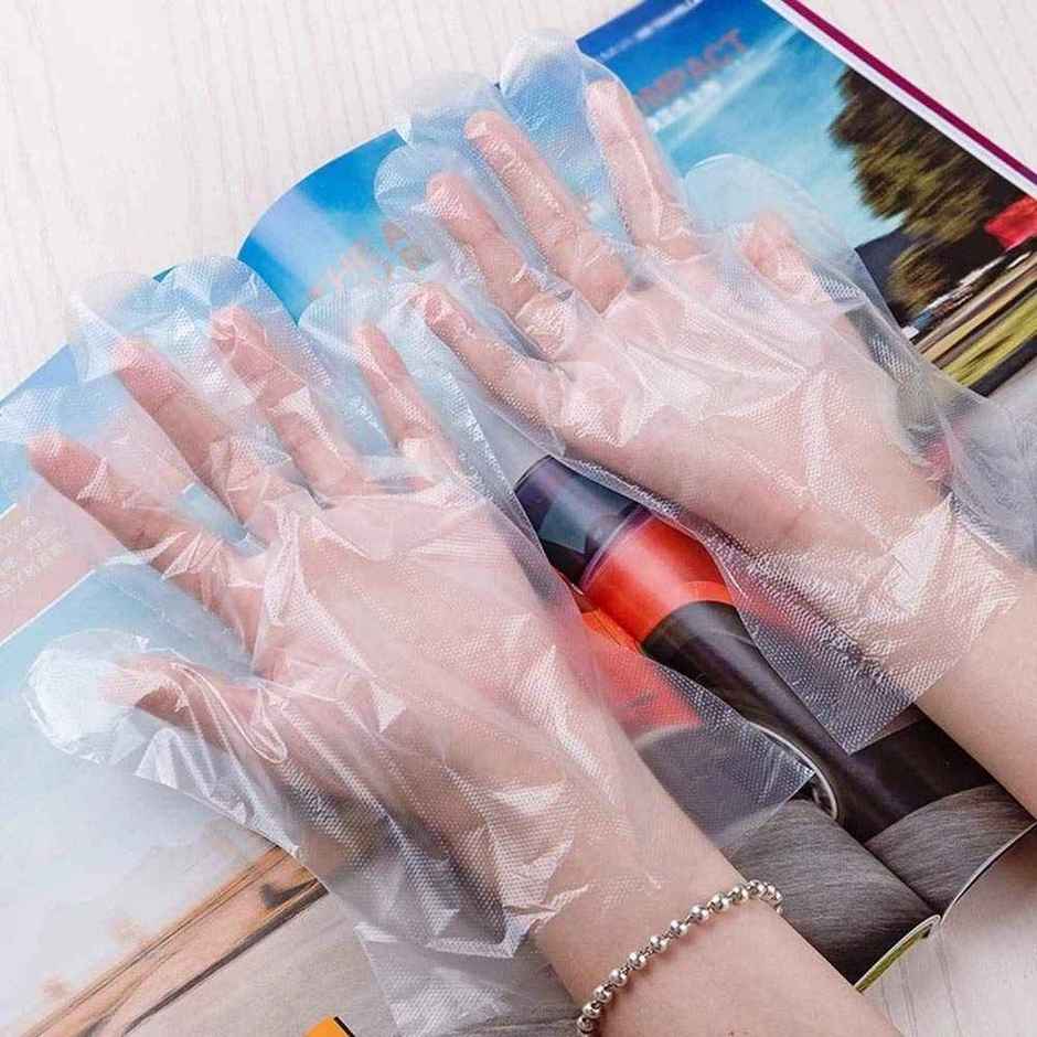 Tempware PP Disposable Plastic Gloves - Pack Of 100