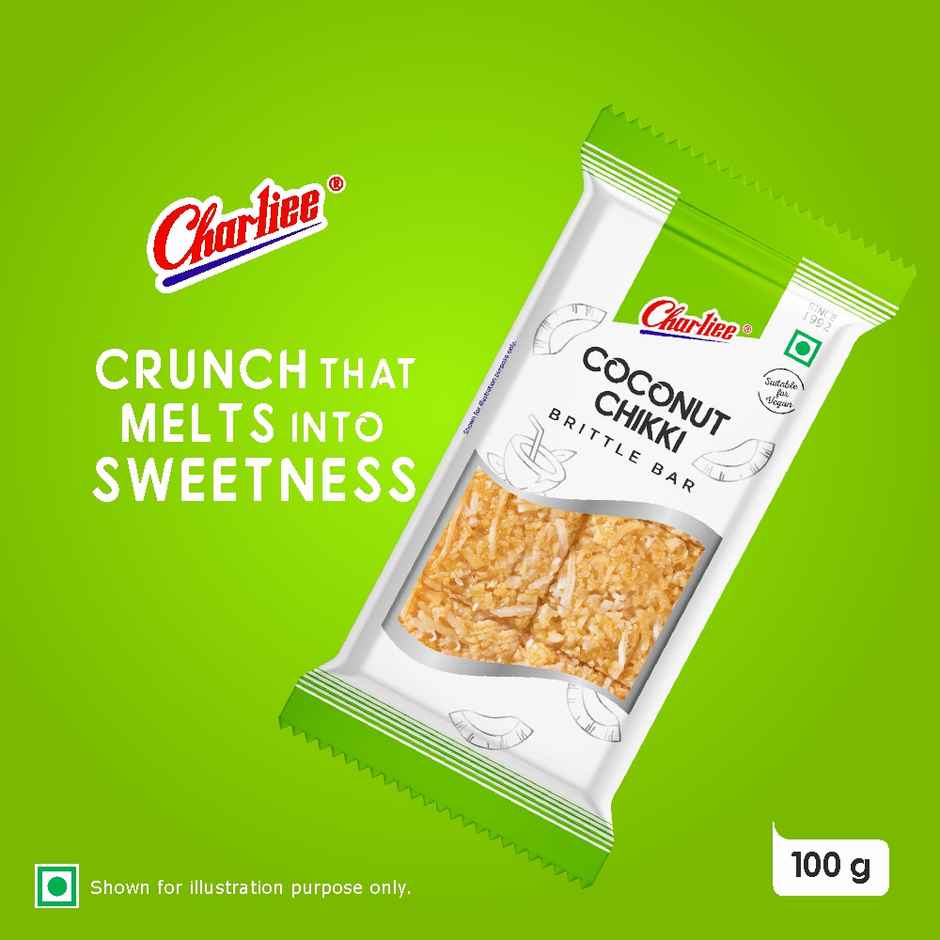 Charliee Coconut Chikki | Sweet & Crunchy