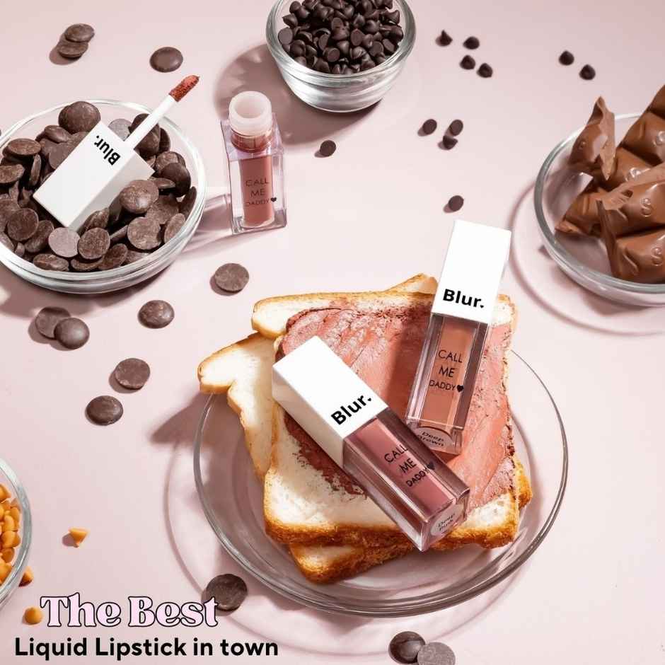 Blur India Call Me Daddy Matte Liquid Lipstick | Chocolate Brown