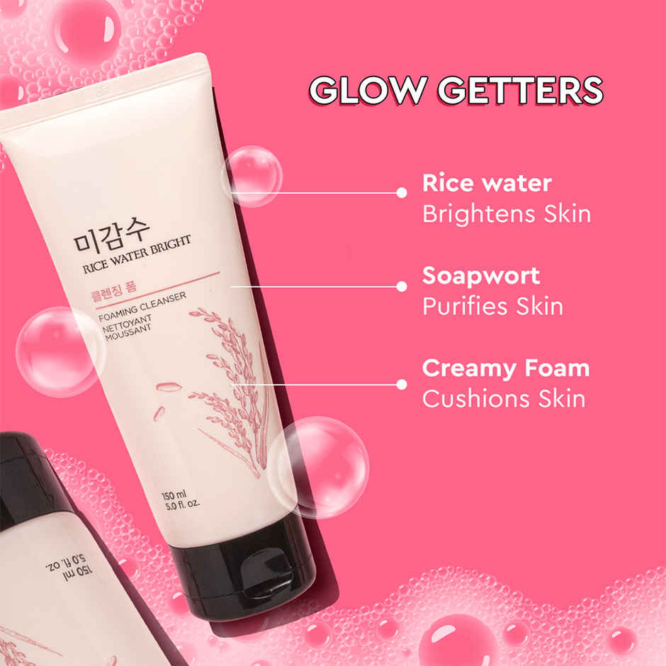 The Face Shop Rice Water Bright Foaming Cleanser