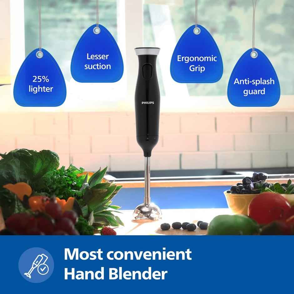 Philips HL1681 Hand Blender 300W with Steel Arm Easy Operation