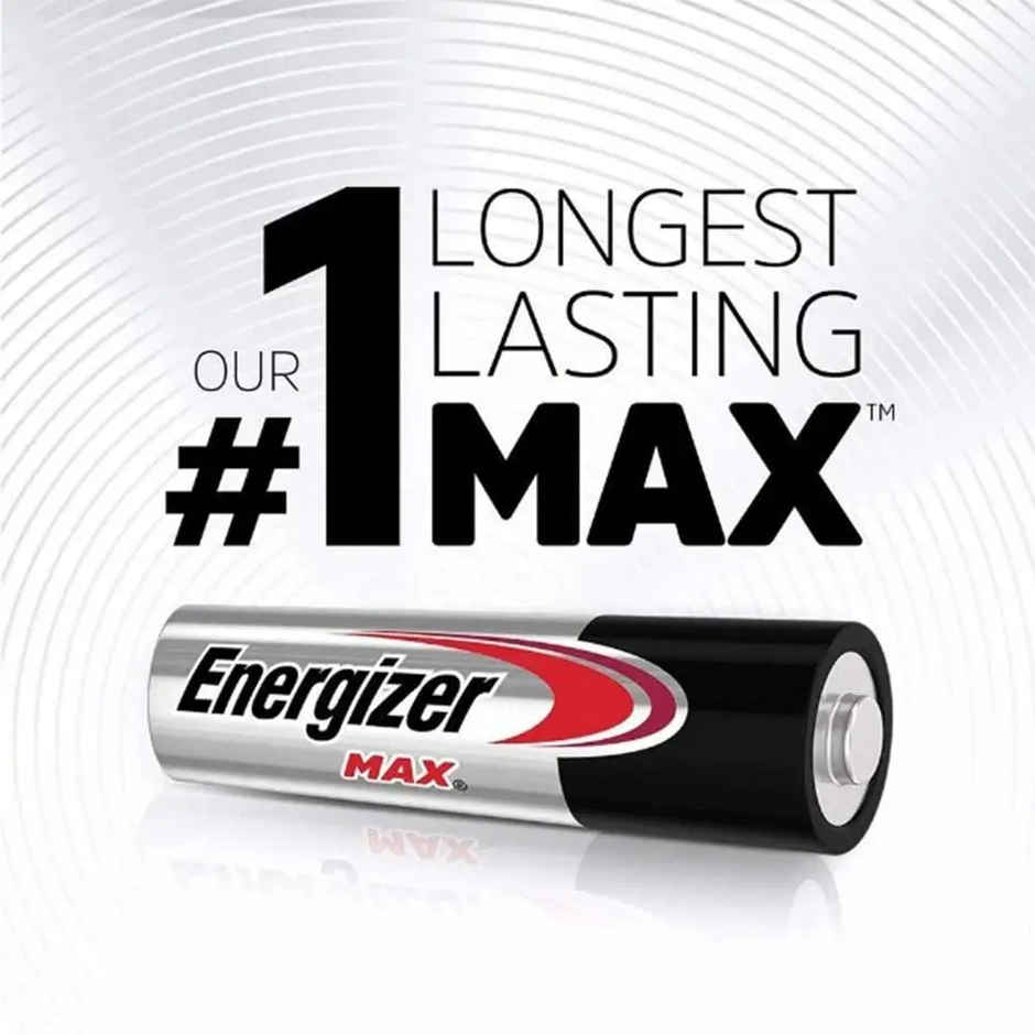 Energizer Brand Primary Alkaline Batteries Max 3A BP2 - Pack Of 2