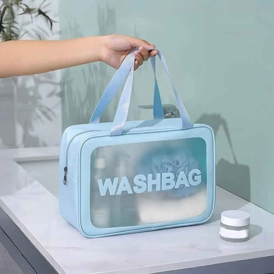 Zedak Makeup Travel Pouch | Light Blue