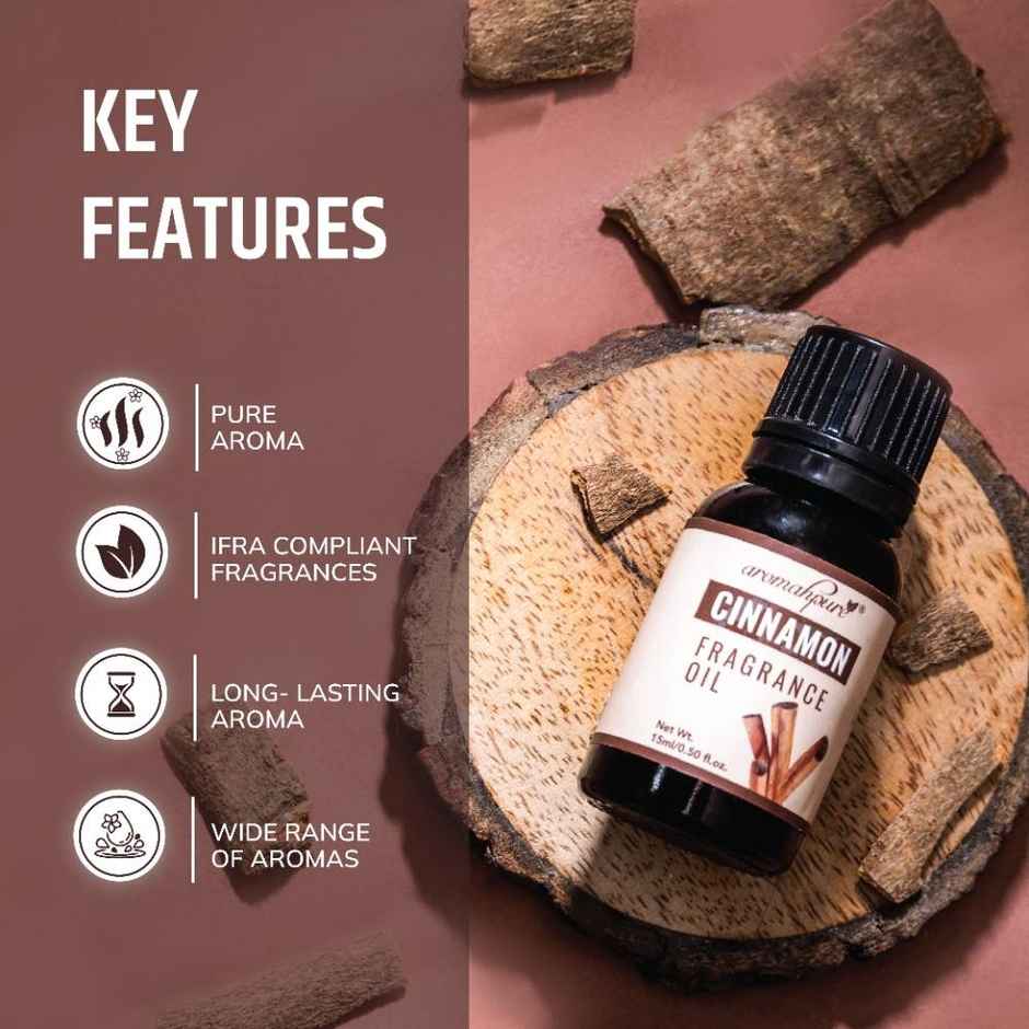 Aromahpure Fragrance Oil | Cinnamon Aroma Oil for Home Fragrance