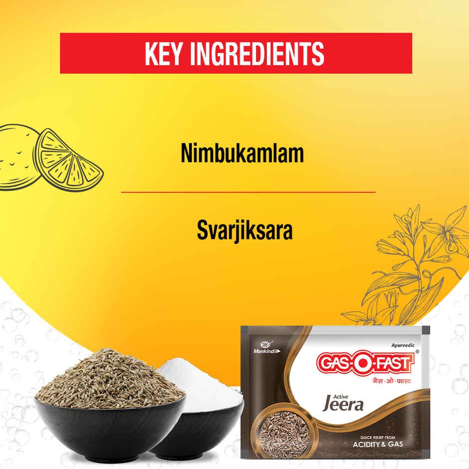 Mankind Gas-O-Fast Active Jeera Powder Combo 