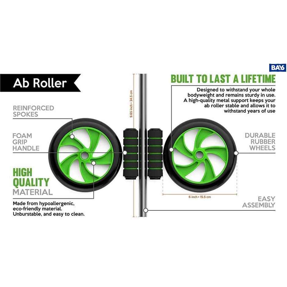 BAY6 Ab Roller For Core Body Strength