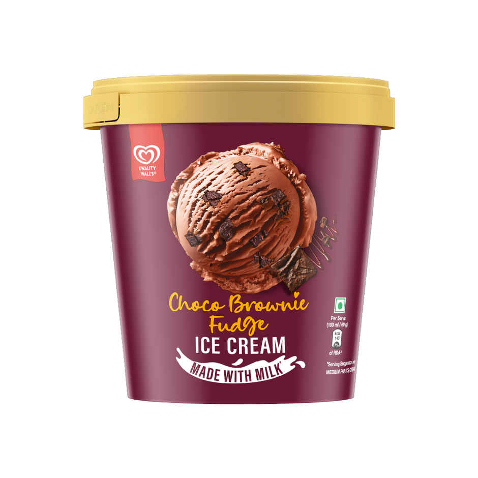 Kwality Wall's Choco Brownie Fudge Ice cream Tub