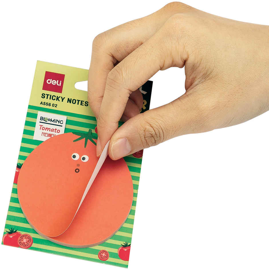 Deli EA55602 Sticky Notes, 30 Sheets, 80 gsm, 76 X 76 mm, Assorted