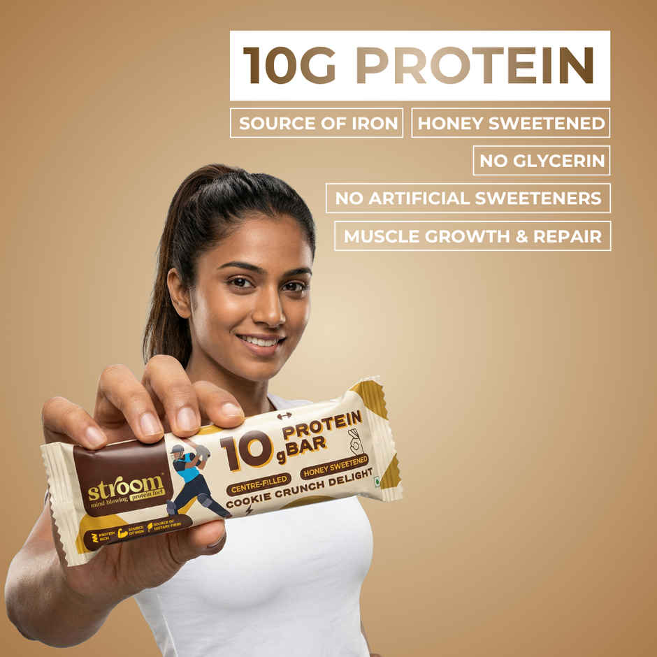 Stroom Cookie Crunch Delight 10G Protein Bars