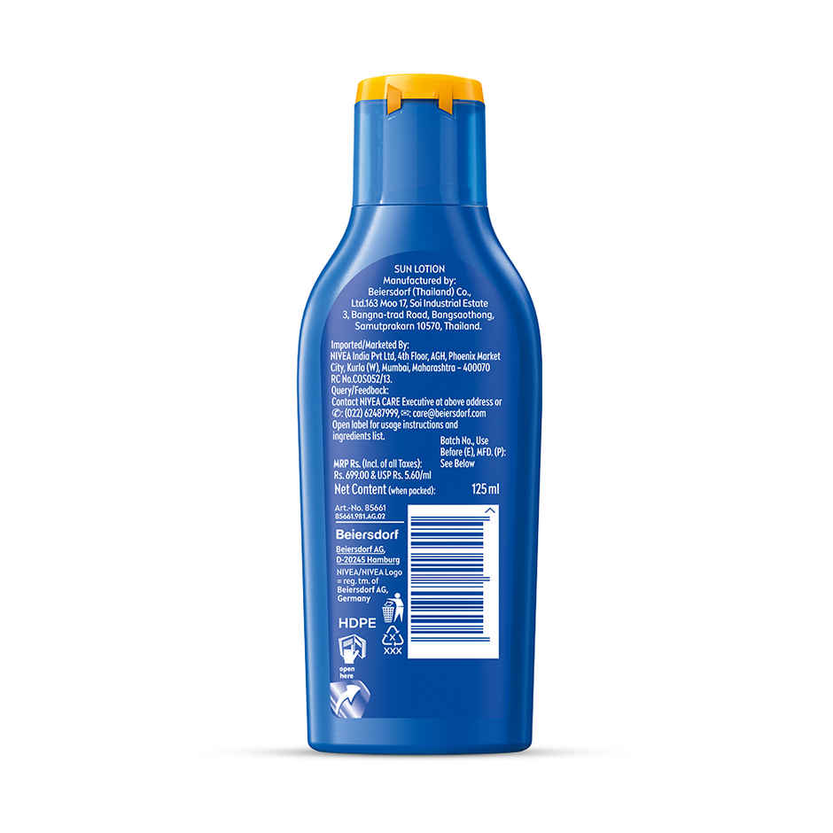 NIVEA SUN Protect and Moisture SPF 50+ Advanced Sunscreen|PA+++ UVA - UVB Protection System