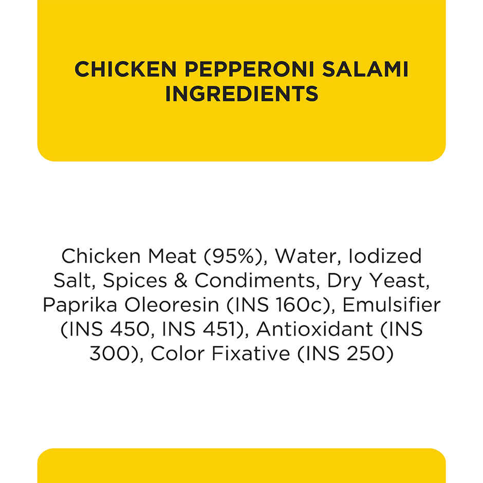 Prasuma Chicken Pepperoni Salami, 100g | Smoked & Cured Tangy Flavour | Fresh Chicken, No Soya